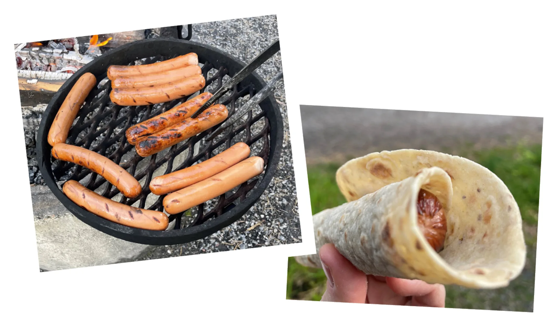 Pølse og lompe
